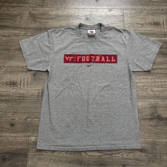 Nike Other - Virginia Tech Hokies Shirt Mens Medium Gray NCAA Football Nike Vintage